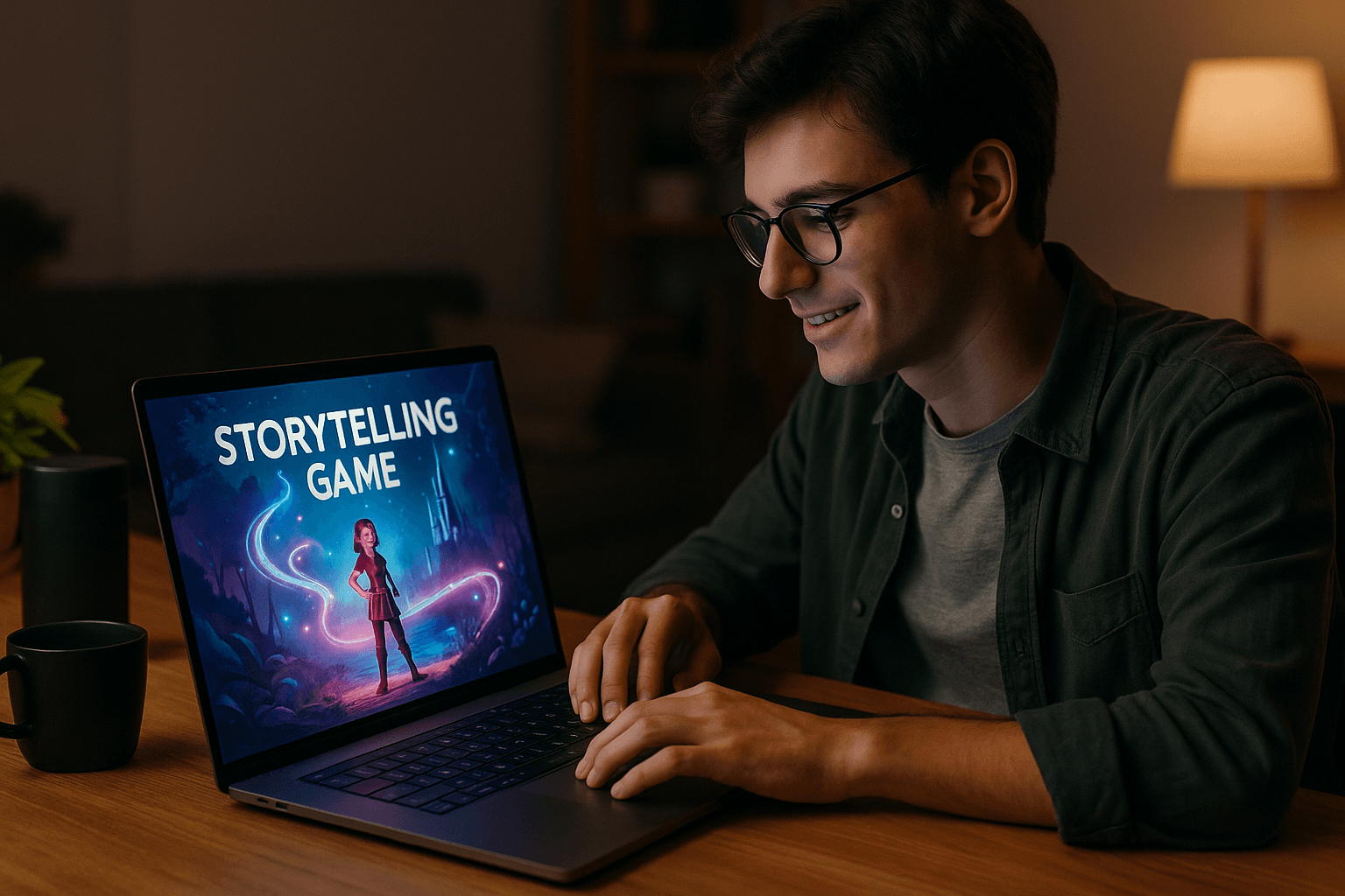 Create storytelling AI games instantly