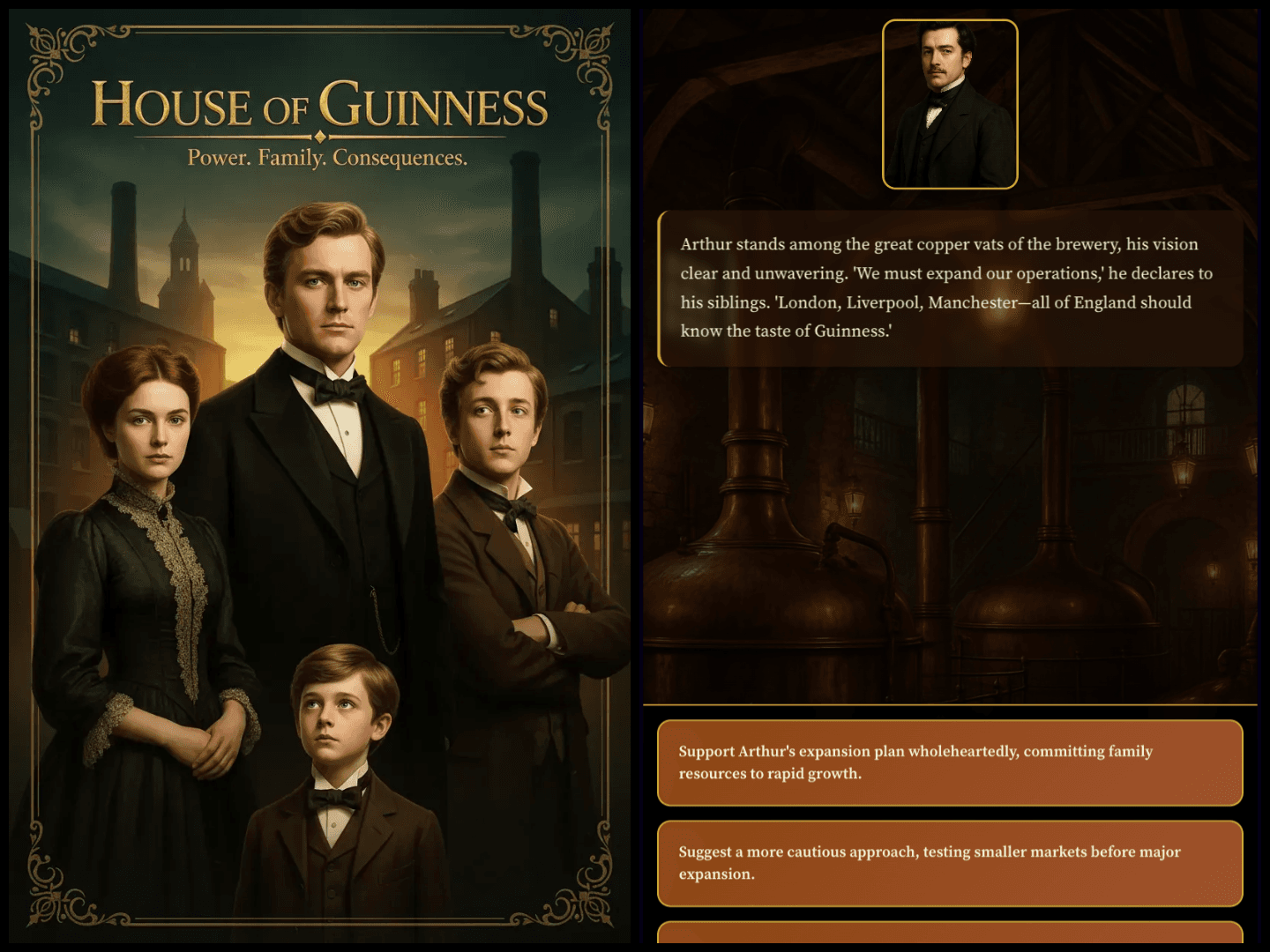 House of Guinness Storytelling Game